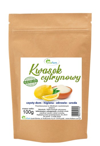 KYSELINA CITRÓNOVÁ DO POTRAVÍN 100g