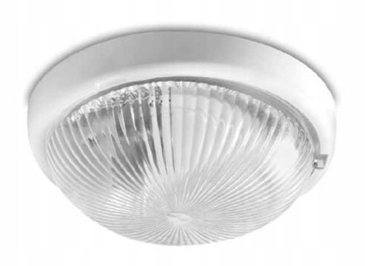 Stropné svietidlo 1x E27 okrúhle Ø18,5cm IBIZA biela IP44 GTV