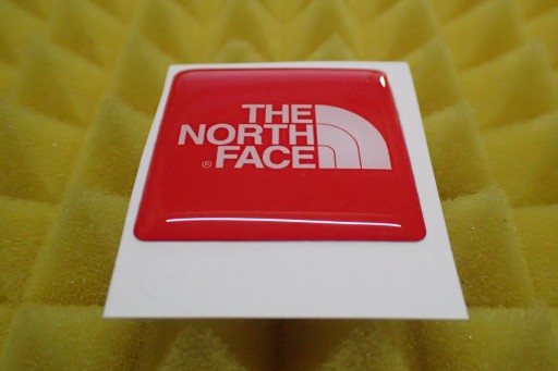 NÁLEPKA 3D NÁLEPKA NA NÁLEPKU NORTH FACE 3,8 x 3,8 cm