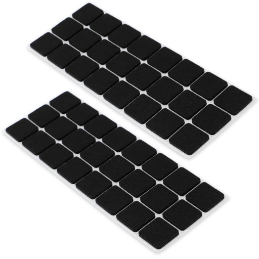 48x PLSTENÉ PODLOŽKY NA NÁBYTOK A STOLIČKY, SAMOLEPIACI, HRUBÝ SET