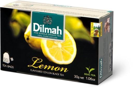 Čierny čaj v Dilmah citrónových vrecúškach 40 ks