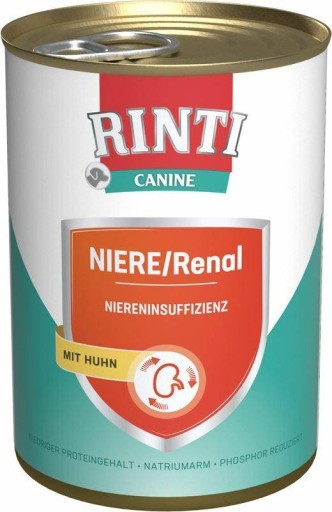 Rinti Renal chicken 400g mokré krmivo pre psov so zlyhaním obličiek