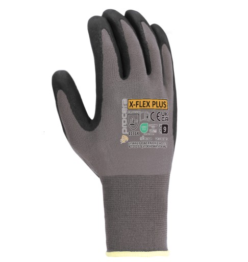 Pracovné rukavice X-FLEX PLUS Nitrilová pena FOAM ULTRA PRECISE Nakrop