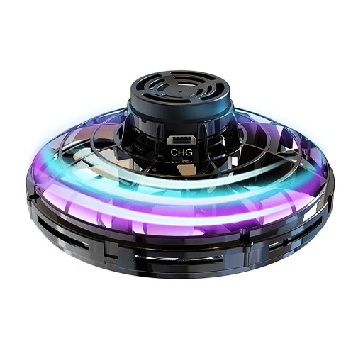 LIETAJÚCI DISK UFO MINI DRÓN GUĽA SVIETIACA GUĽA LED FLYNOVA SPINNER RINGO