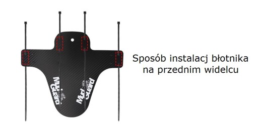 MTB ENDURO MUD GUARD BLATNÍK NA BICYKEL, ORIGINÁL