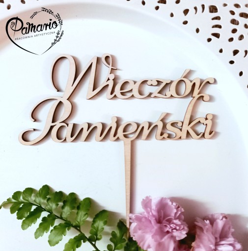 Slepačia párty Ozdoba na tortu 14cm