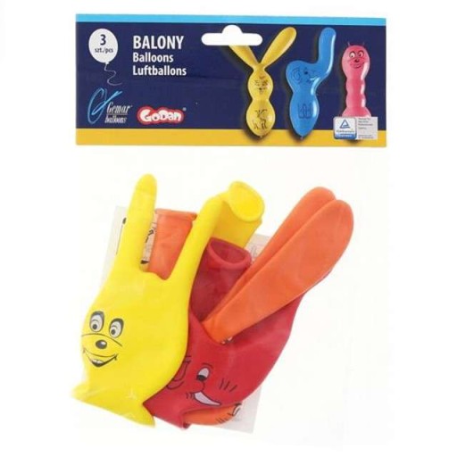 Balóny POSTAVY slony myši zajace párty MIX