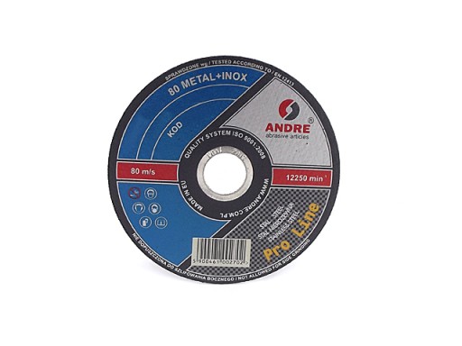 BRÚSNY KOTOUČ 41 125x1,6x22,2 95A46R BF-80 METAL/INOX
