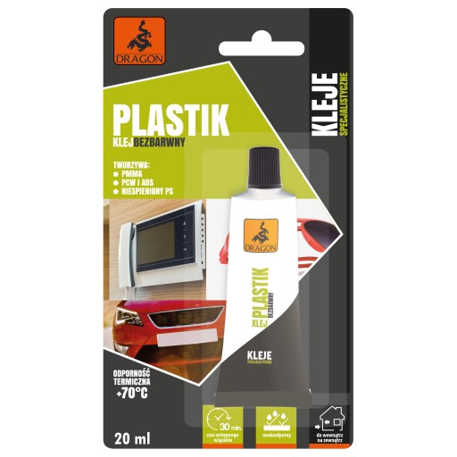 Plastové lepidlo na plasty 20 ml Dragon