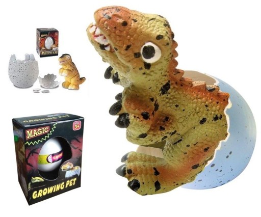Egg Egg Rastúci dinosaurus, ktorý sa liahne z vajíčka