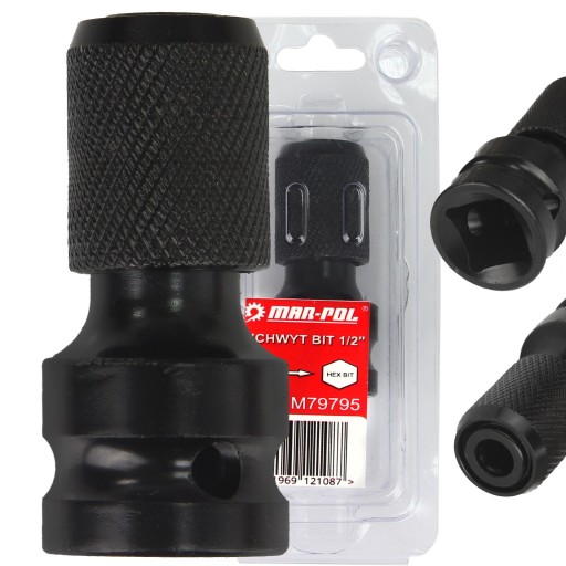 Držiak 1/2'' BIT pre HEX BIT, voľný nárazový adaptér