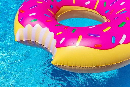 DONUT NAFUKOVACIE KOLESO NA PLÁVANIE, MATRAC DONUT XL