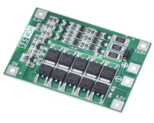 406 BMS Balancer 3S 12,6V 40A nabíjačka 18650