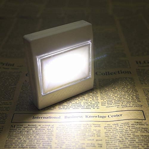 ŠATNÍKOVÁ LAMPA COB 3W LED SPÍNAČ, NA BATÉRIOVÉ OVLÁDANIE + MAGNET + VELCRO