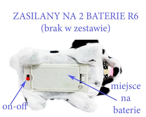 INTERAKTÍVNY PES S BODKAMI PES E1584 18 CM EMAJ