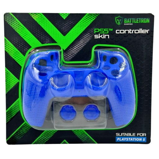 Silikónové puzdro na ovládač Battletron PS5 BLUE