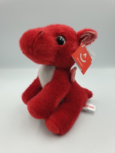 Plyšový maskot AURORA Dragon RED