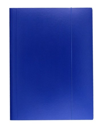 A4 zakladač s gumičkou, modrý, 380g, silný lak. Vaupe
