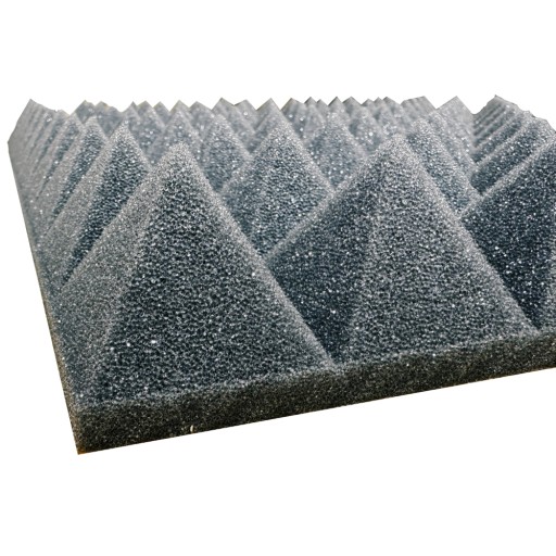 ABM akustická pena pohlcujúca zvuk bez lepidla PYRAMIDKI 50mm 50x50cm