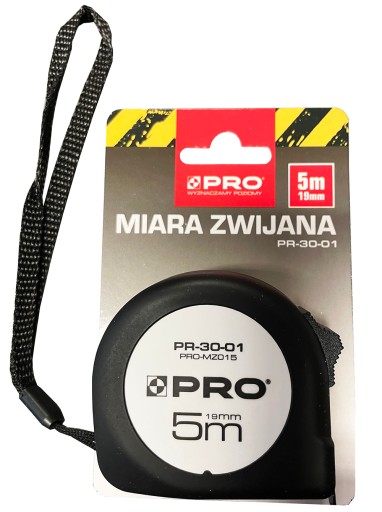 Zvinovací meter 5m 19mm krajčírsky meter PR-30-01 PRO