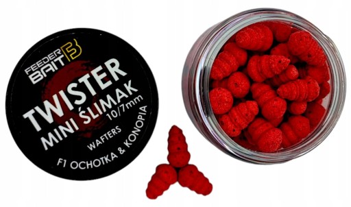 Twister Mini Slimák Feeder Návnada JAHODOVÁ RYBA