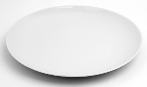 Lubiana Boss jedálenský tanier, biely, 27 cm