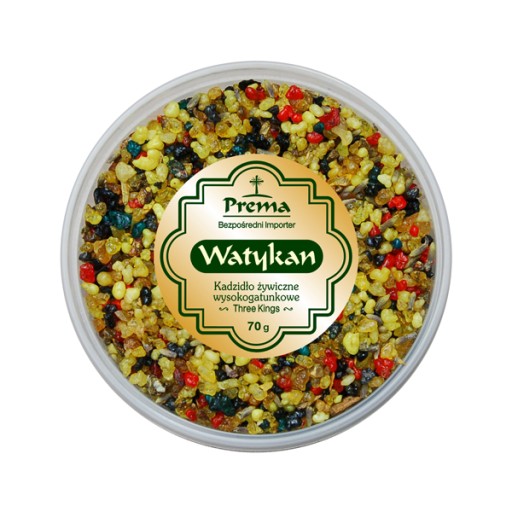 Vatikánske kostolné živicové kadidlo 70g Prema