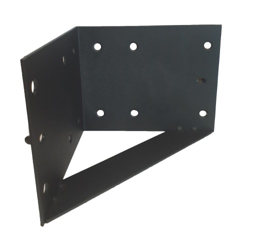 UHOL POSTELE čierny 125x125x100