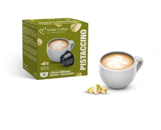 Talianska káva PISTACCINO|čiapky. Systém Dolce Gusto