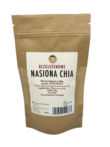 Chia semienka bez lepku 400g
