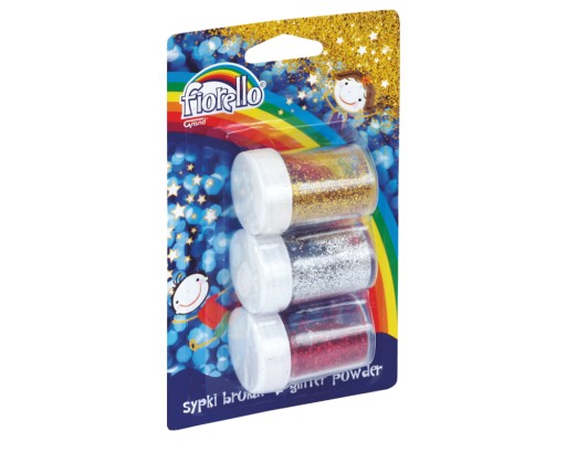 FIORELLO LOSE GLITTER 8G X 3 FARBY