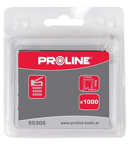 PROLINE Tvrdené sponky typ 53, 12mm 55312