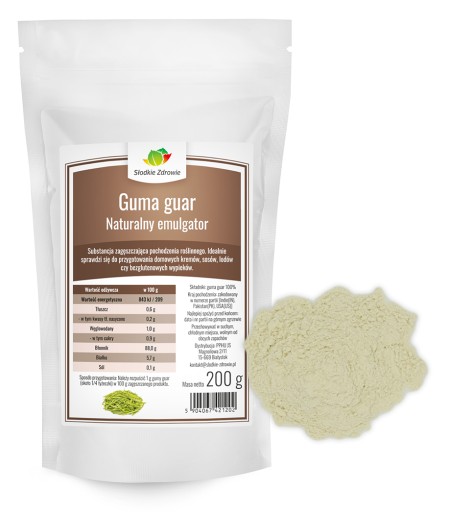 GUAROVÁ GUMA, prírodná, čistá VLÁKNINA 200g