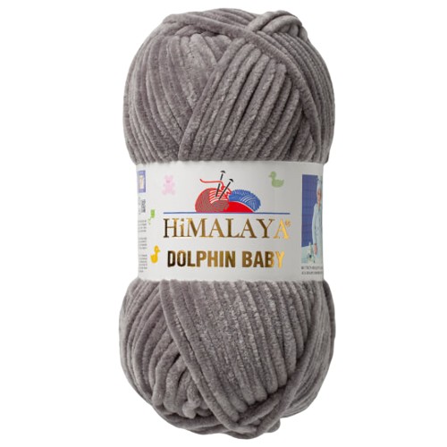 Priadza Dolphin Baby Himalaya DARK GREY 80320