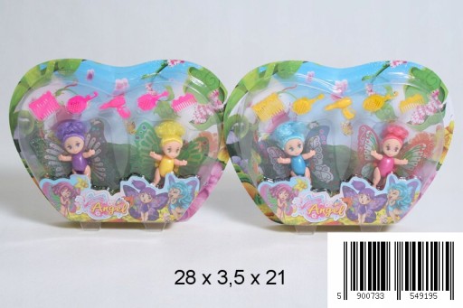 BÁBIKA s krídlami FAIRY mini bábika 11cm