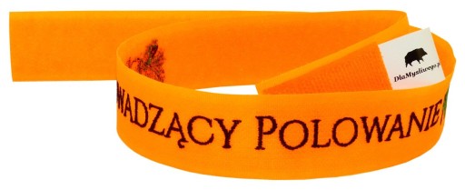 Výstražný náramok pre POĽOVNÍKA, vyšívaný nápisom HUNTING LEAD
