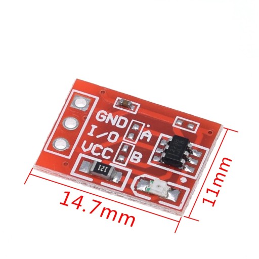 TTP223 MODUL DOTYKOVÉHO SNÍMAČA ARDUINO STM ESP-32 3 ks