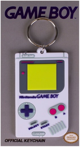 Gumená kľúčenka Nintendo Gameboy