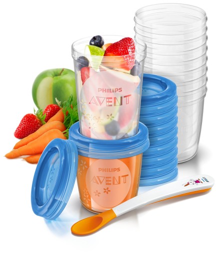 AVENT VIA nádoba na potraviny 180 ml s vrchnákom