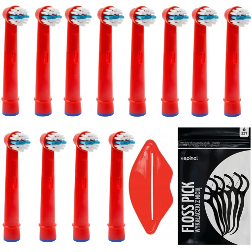 12 KIDSKÝCH KEFOVÝCH HLAV ORAL-B KIDS