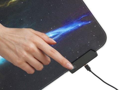 XXL podložka pod myš s LED podsvietením 80x30 cm