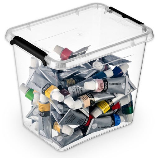 Plastová nádoba organizéra, box, 3l, kryt.