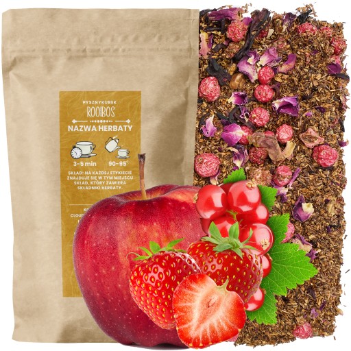 ČERVENÝ DRAK rooibos čaj 50g jahoda
