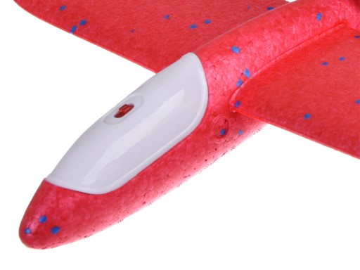 Ľahké polystyrénové Plane Glider LED osvetlenie ZA4984