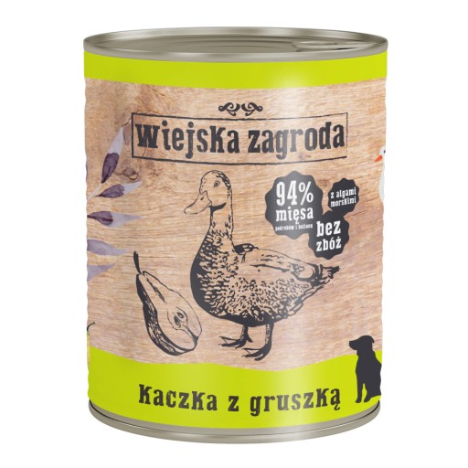 Wiejska Zagroda - Kačica s hruškou - 800g