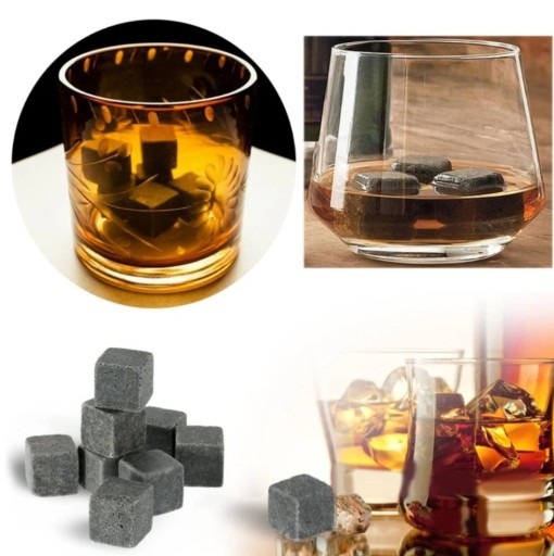 Whisky Stones Ice Cubes Cooling Stone Mastenec 1 ks ZA KUS