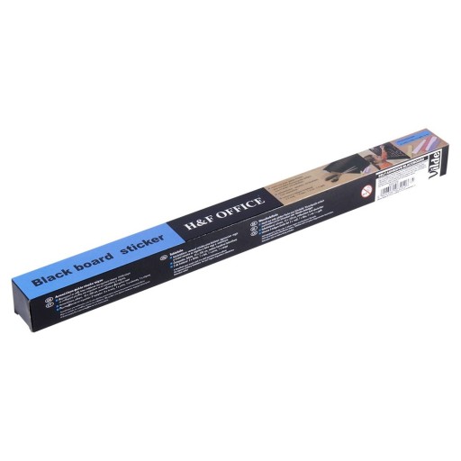 Samolepiaca tabuľa CHALK nalepená na stenu veľká 45x200 cm + krieda