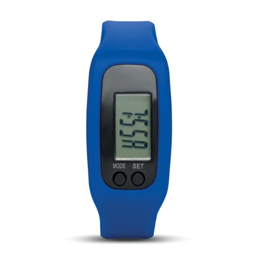 Krokomer s remienkom Smartband blue calor timer