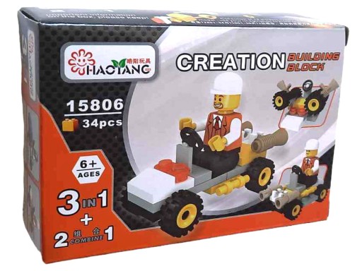CREATION stavebnice na auto, rôzne farby
