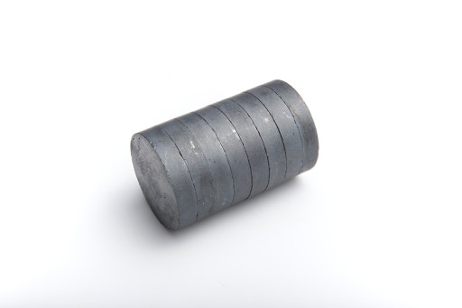 Cylindrický feritový magnet 40x8 mm F30, sada 2 kusov